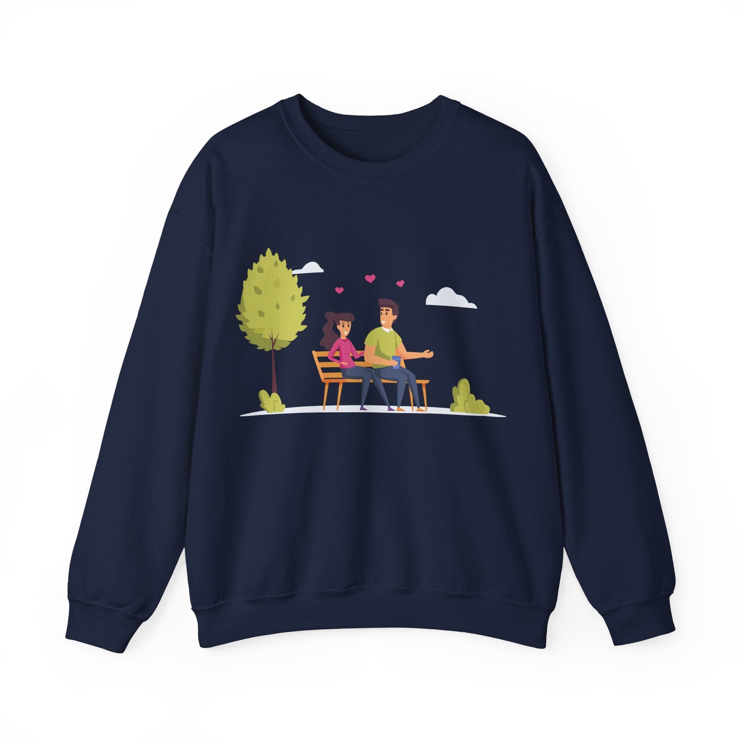 Cute Couple Crewneck Sweatshirt | Cozy Relationship Apparel | True North