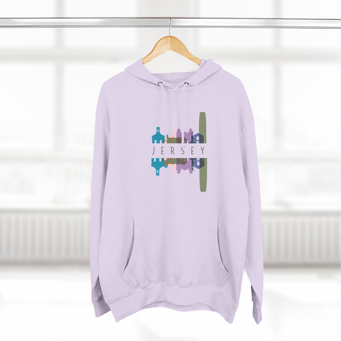 Three-Panel Fleece Hoodie  | Cozy Layer | True North