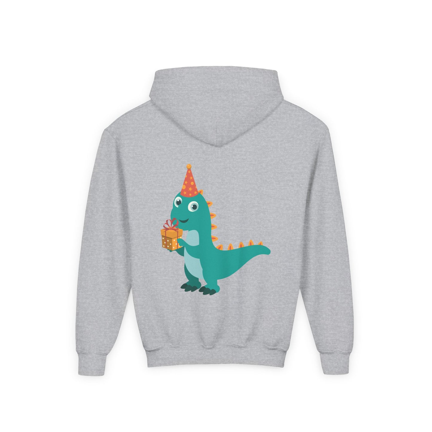 Fun Dinosaur Kids Party Hoodie | Train Design | True North
