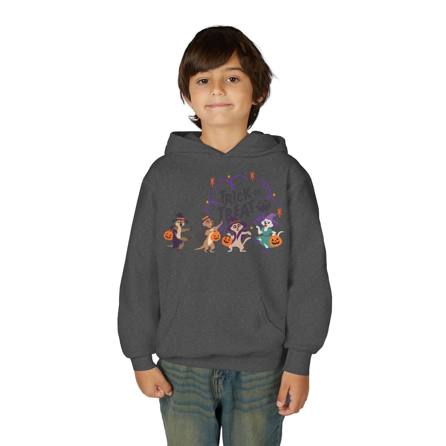Halloween Trick or Treat Hooded Sweatshirt for Kids | Halloween Costume | True North