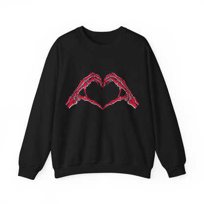 Heart Hands Crewneck Sweatshirt | Spooky Pullover | True North