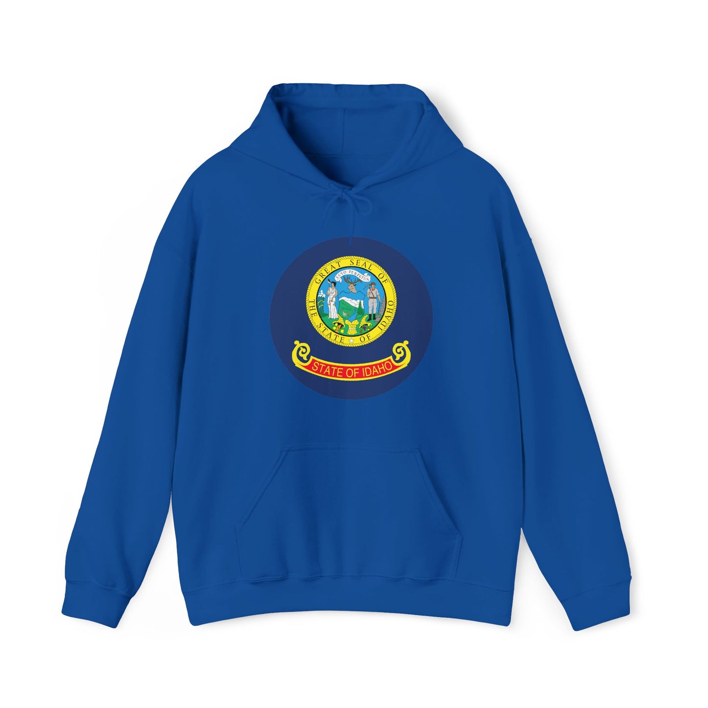 Idaho State Seal Hoodie — Vintage Idaho Emblem Pullover BOISE