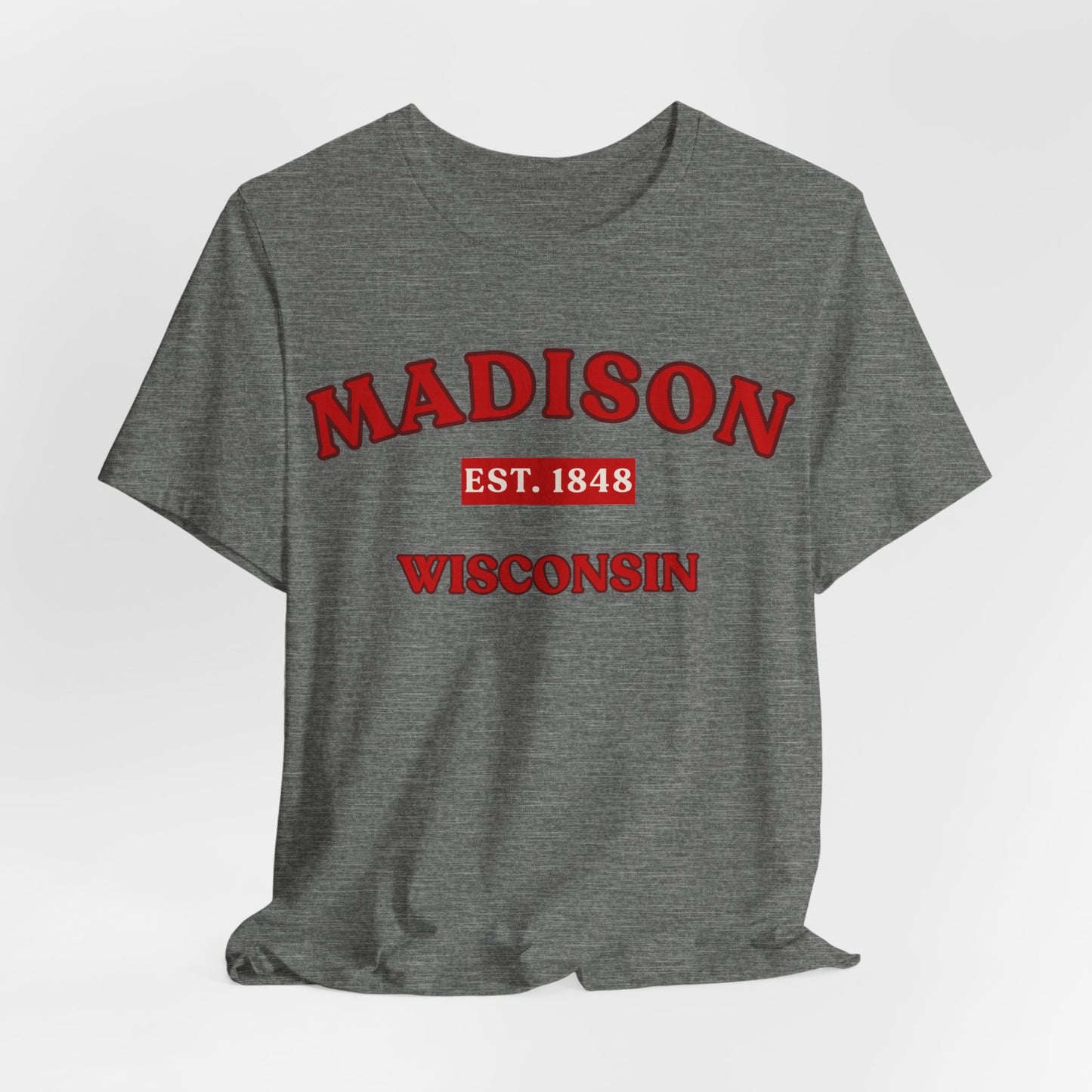 Madison Wisconsin Established 1848 JERSEY Tee