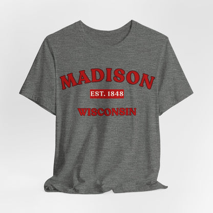 Madison Wisconsin Established 1848 JERSEY Tee