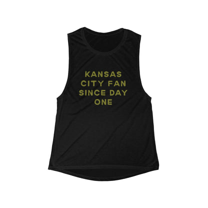 Kansas City Fan Since Day One | Women’s Flowy Scoop Muscle Tank | True North
