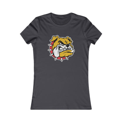 DULUTH Bulldog Mascot Women's Tee – Fierce Spiked Collar Graphic Shirt