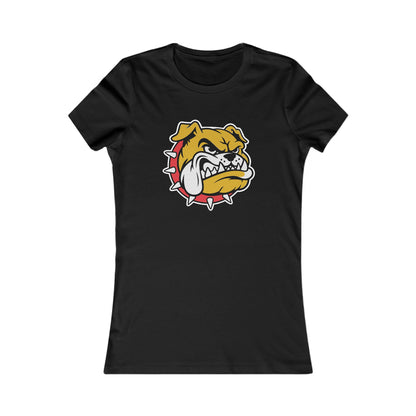 DULUTH Bulldog Mascot Women's Tee – Fierce Spiked Collar Graphic Shirt