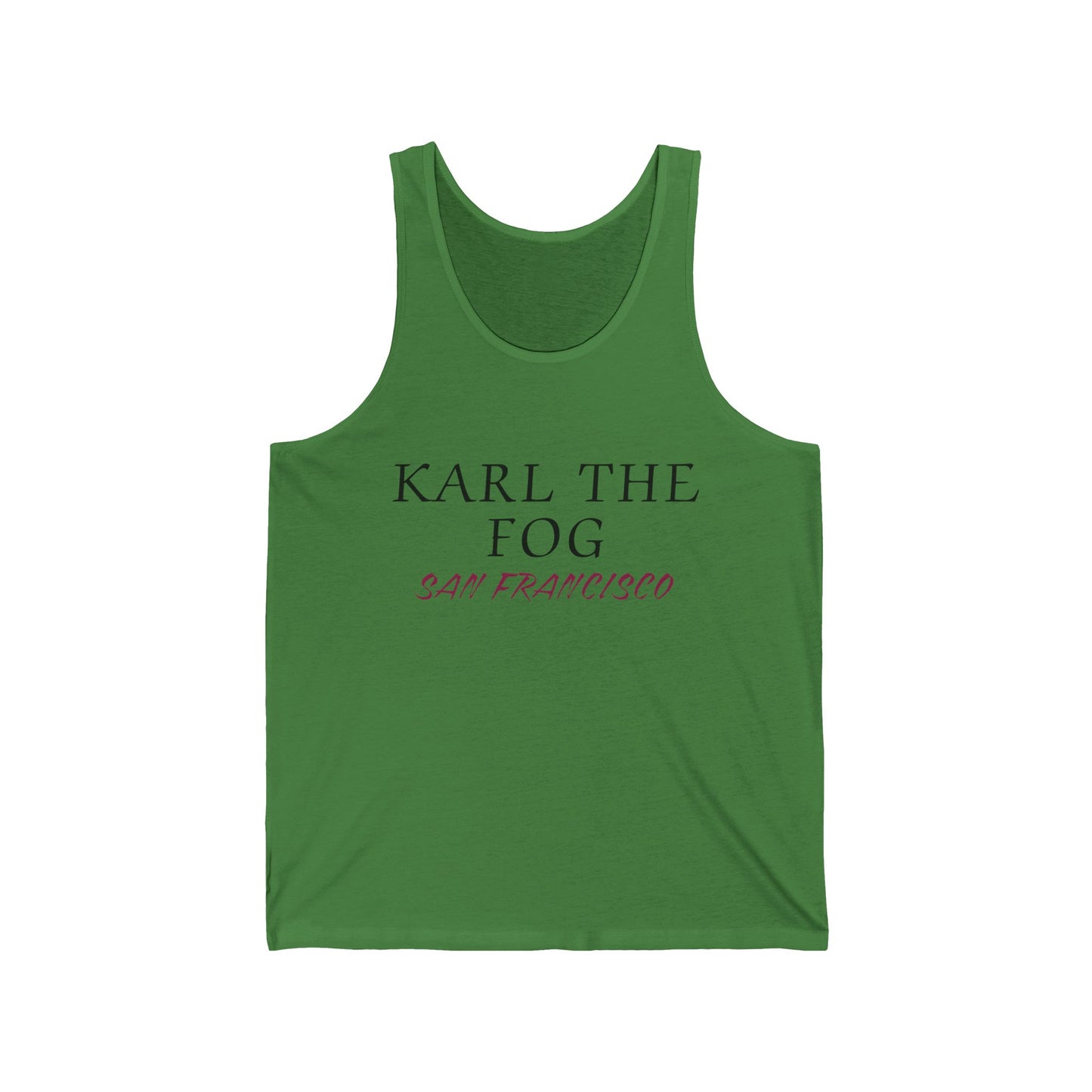 Karl The Fog San Francisco Men/Unisex Tank Top | Minimal Humor | True North