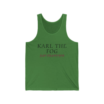 Karl The Fog San Francisco Men/Unisex Tank Top | Minimal Humor | True North