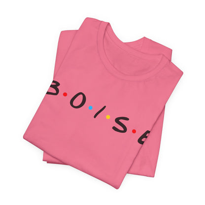 Boise Retro Friends-Style Tee — City Name Graphic T-Shirt