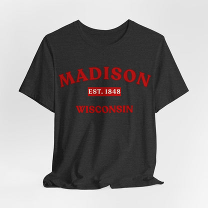 Madison Wisconsin Established 1848 JERSEY Tee