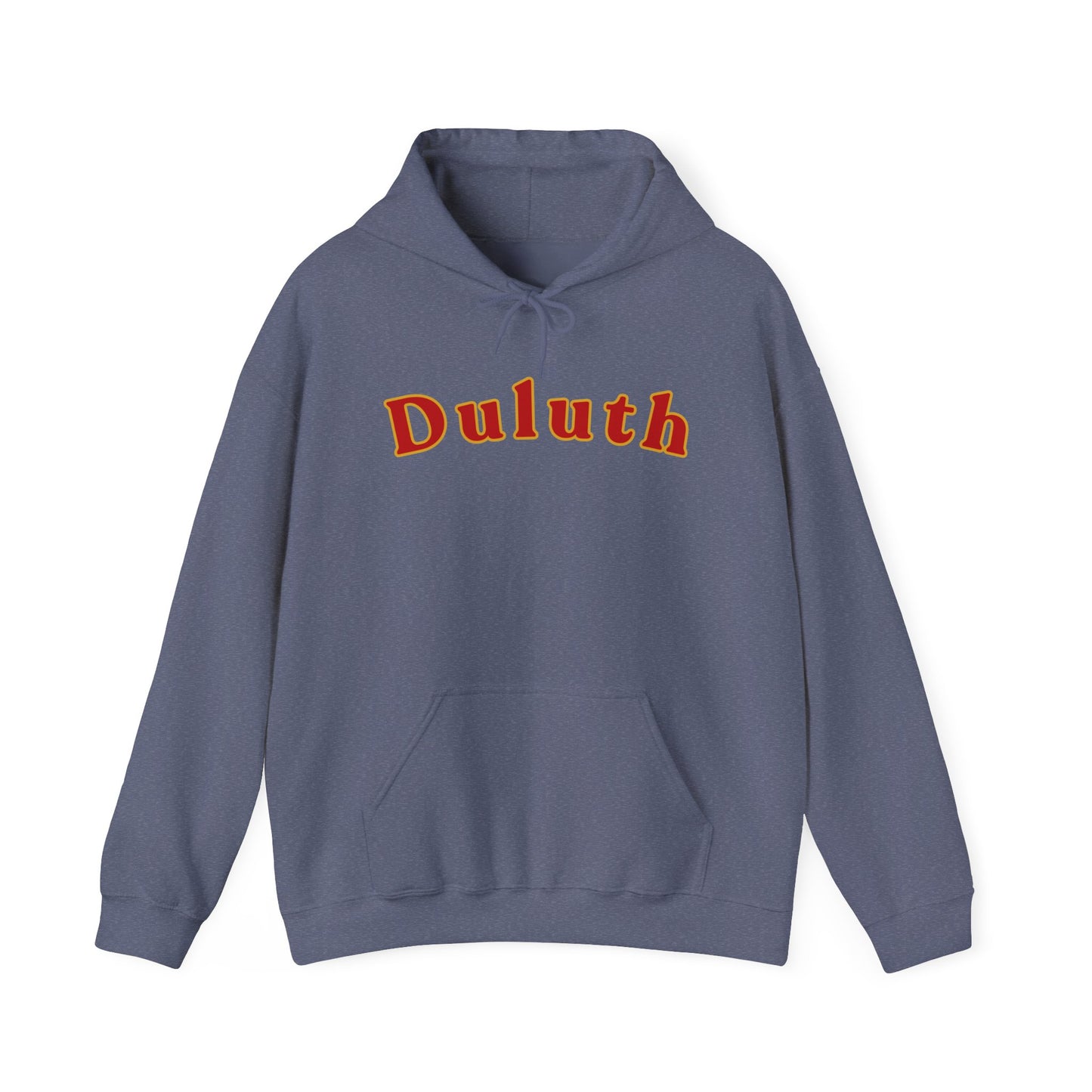 Duluth Retro Arch Hoodie — Vintage College-Style Pullover