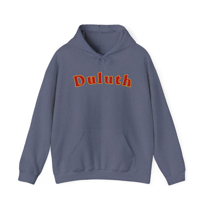 Duluth Retro Arch Hoodie — Vintage College-Style Pullover