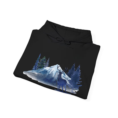 Mountain Moose Hoodie | Campers and Outdoor Travelers | True North