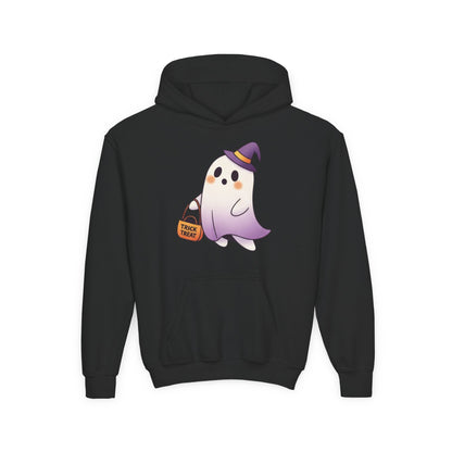 Youth Ghost Hoodie for Halloween | Comfy Fall Sweatshirt | True North
