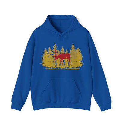 Nature-Inspired Hooded Sweatshirt | Cozy Wilderness Adventures | True North