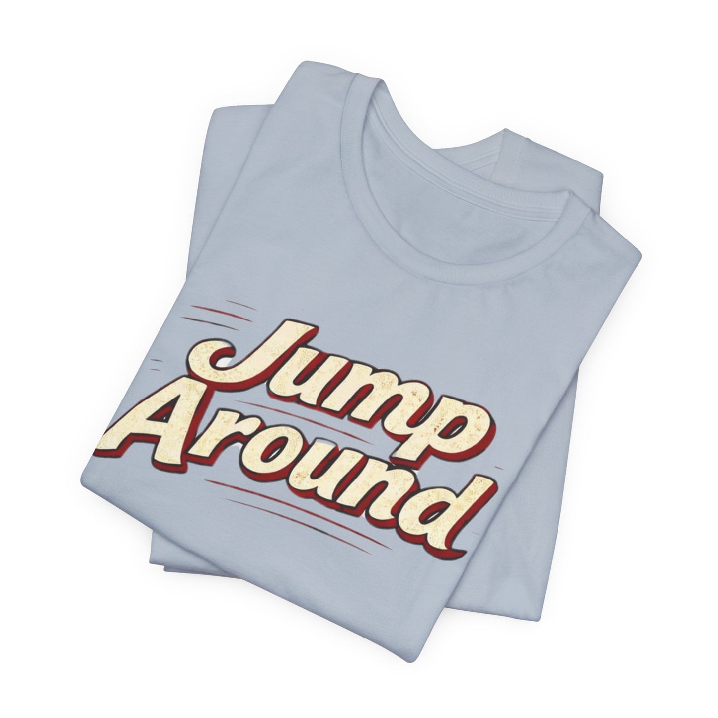 Jump Around Vintage Graphic Tee — Retro Dance Party JERSEY T‑Shirt MADISON