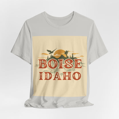 Boise Idaho Retro Sunset T-Shirt