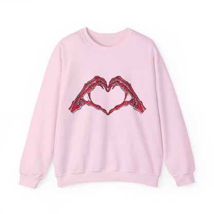 Heart Hands Crewneck Sweatshirt | Spooky Pullover | True North