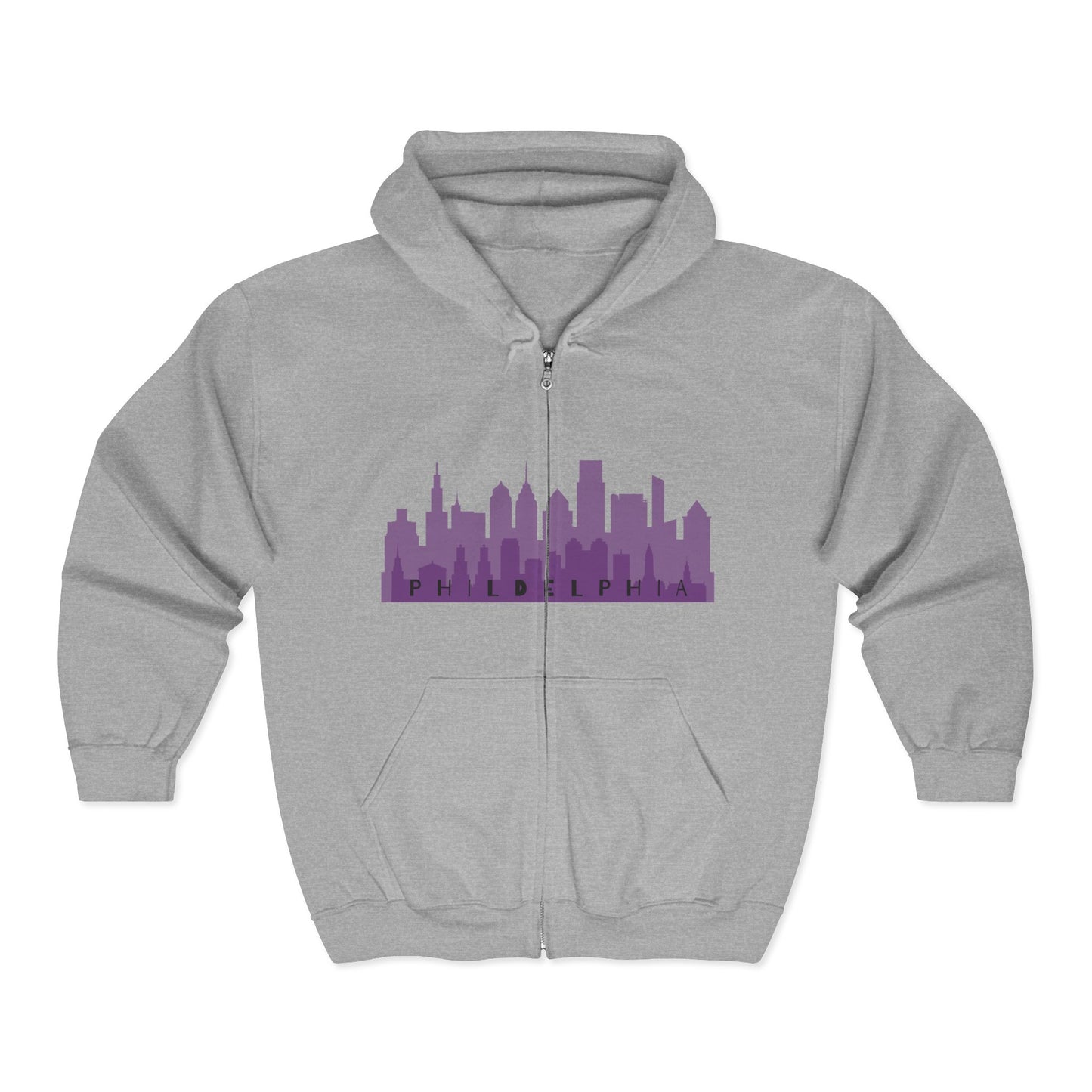 Philadelphia Skyline Zip Hoodie | City Lovers | True North