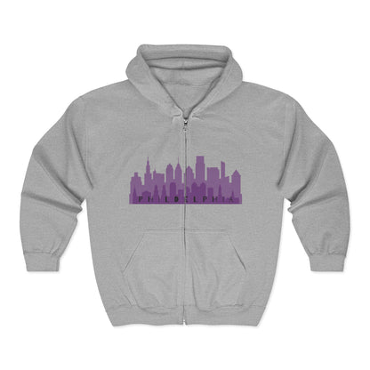 Philadelphia Skyline Zip Hoodie | City Lovers | True North