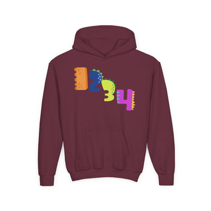 Dinosaur Birthday Sweatshirt | Fun Math Learning, Party Attire | True North