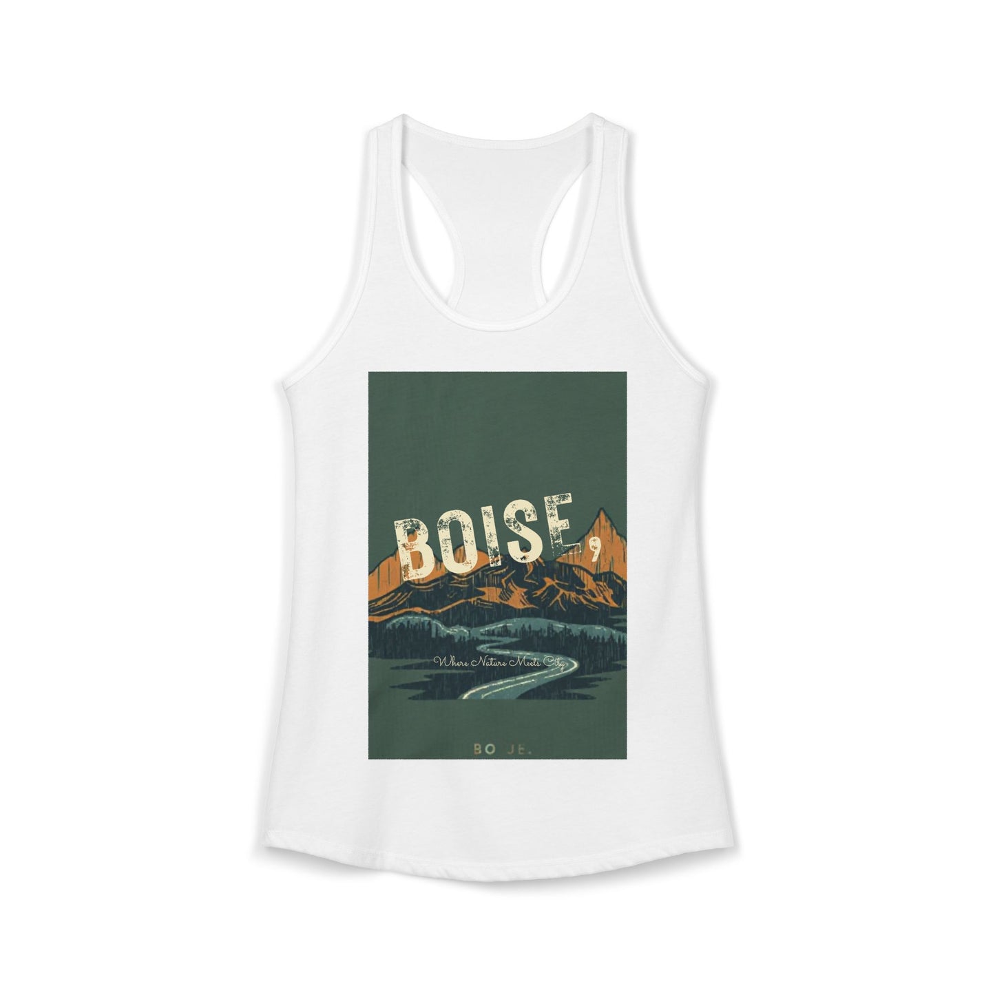 Women's Ideal Racerback Tank BOISE