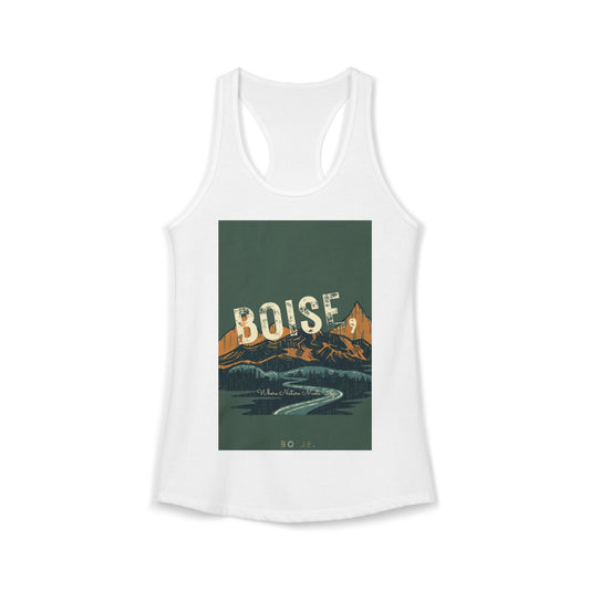 Women's Ideal Racerback Tank BOISE