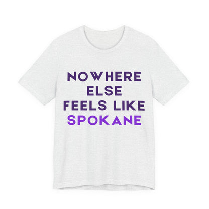 Spokane Pride T-Shirt — "Nowhere Else Feels Like Spokane" Graphic Tee