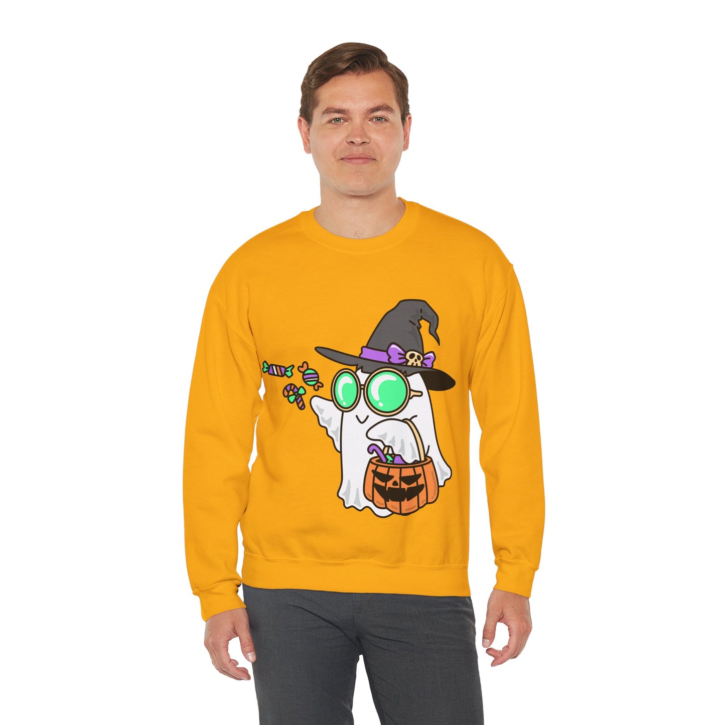Halloween Ghost Crewneck Sweatshirt | True North