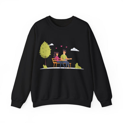 Cute Couple Crewneck Sweatshirt | Cozy Relationship Apparel | True North