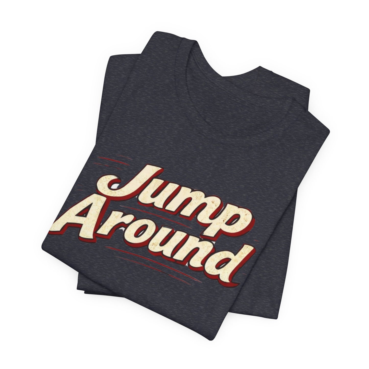 Jump Around Vintage Graphic Tee — Retro Dance Party JERSEY T‑Shirt MADISON