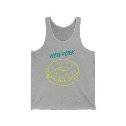 New York Bagel Men/Unisex Tank Top | Retro Deli | True North