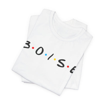 Boise Retro Friends-Style Tee — City Name Graphic T-Shirt