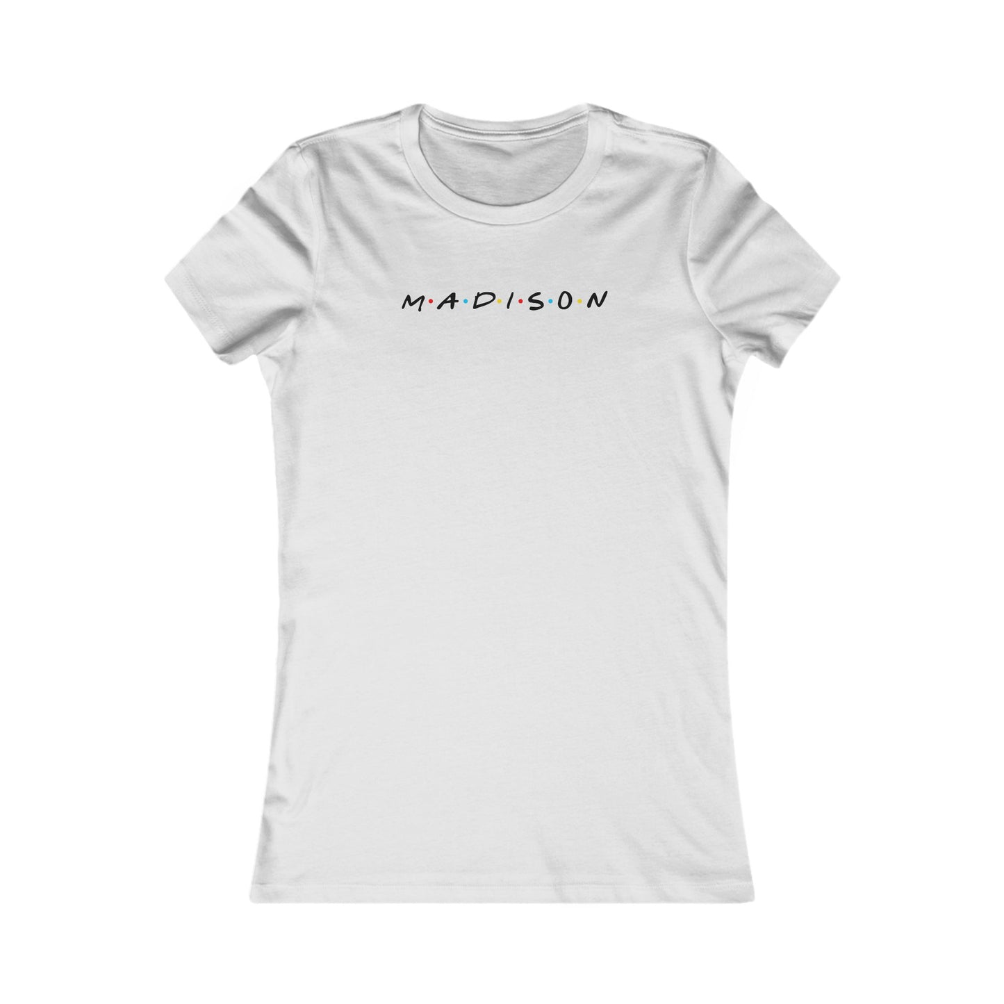 Madison Script Name Tee — Personalized Women’s Name T-Shirt