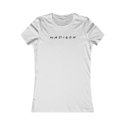 Madison Script Name Tee — Personalized Women’s Name T-Shirt