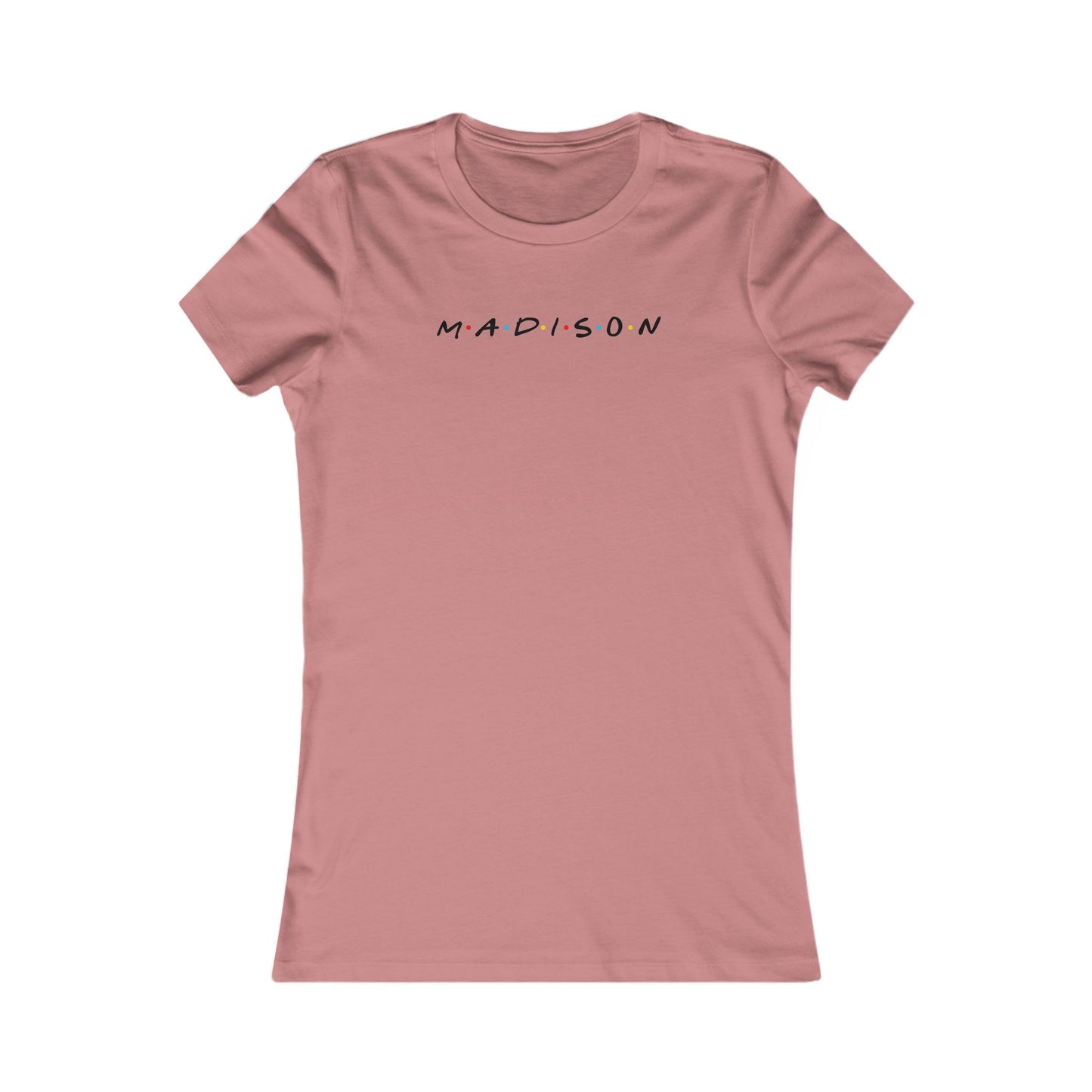 Madison Script Name Tee — Personalized Women’s Name T-Shirt
