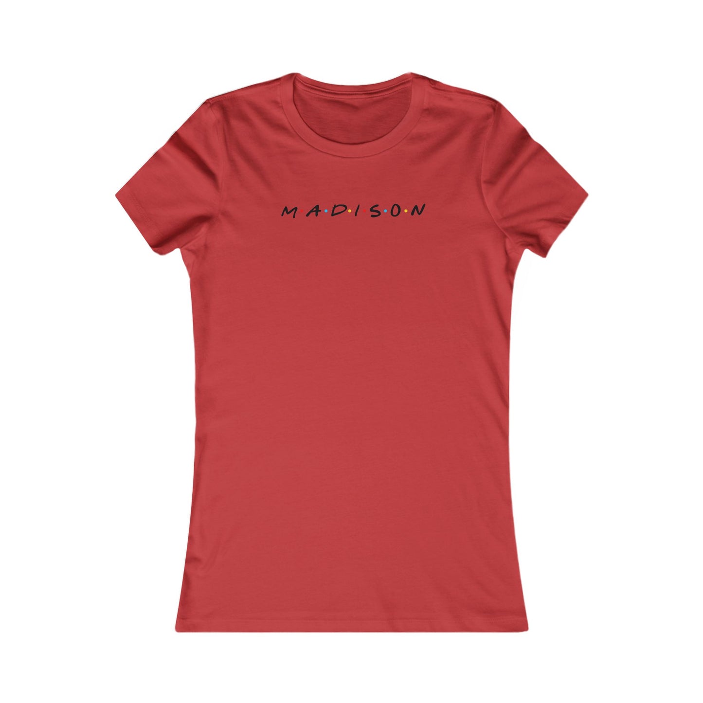 Madison Script Name Tee — Personalized Women’s Name T-Shirt