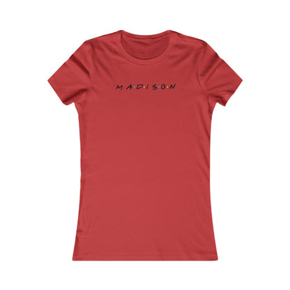 Madison Script Name Tee — Personalized Women’s Name T-Shirt
