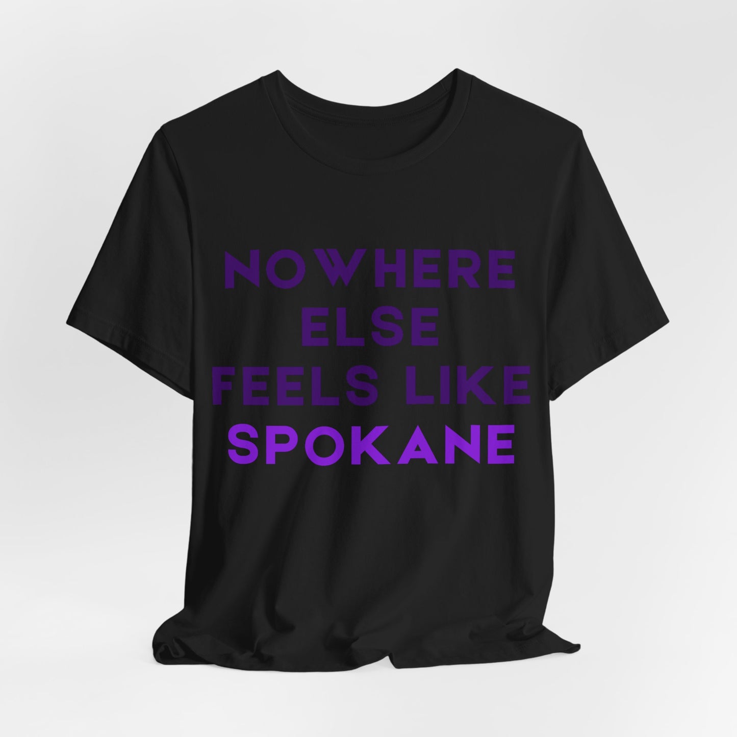 Spokane Pride T-Shirt — "Nowhere Else Feels Like Spokane" Graphic Tee