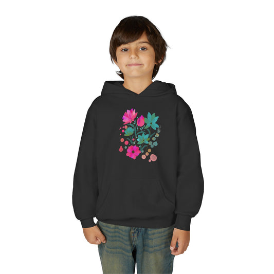 Floral Youth Hoodie | Stylish Layering | True North