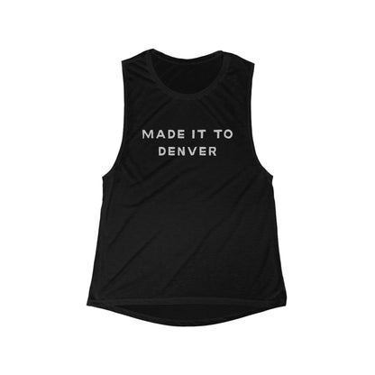 Made It to Denver | Women’s Flowy Scoop Muscle Tank | True North