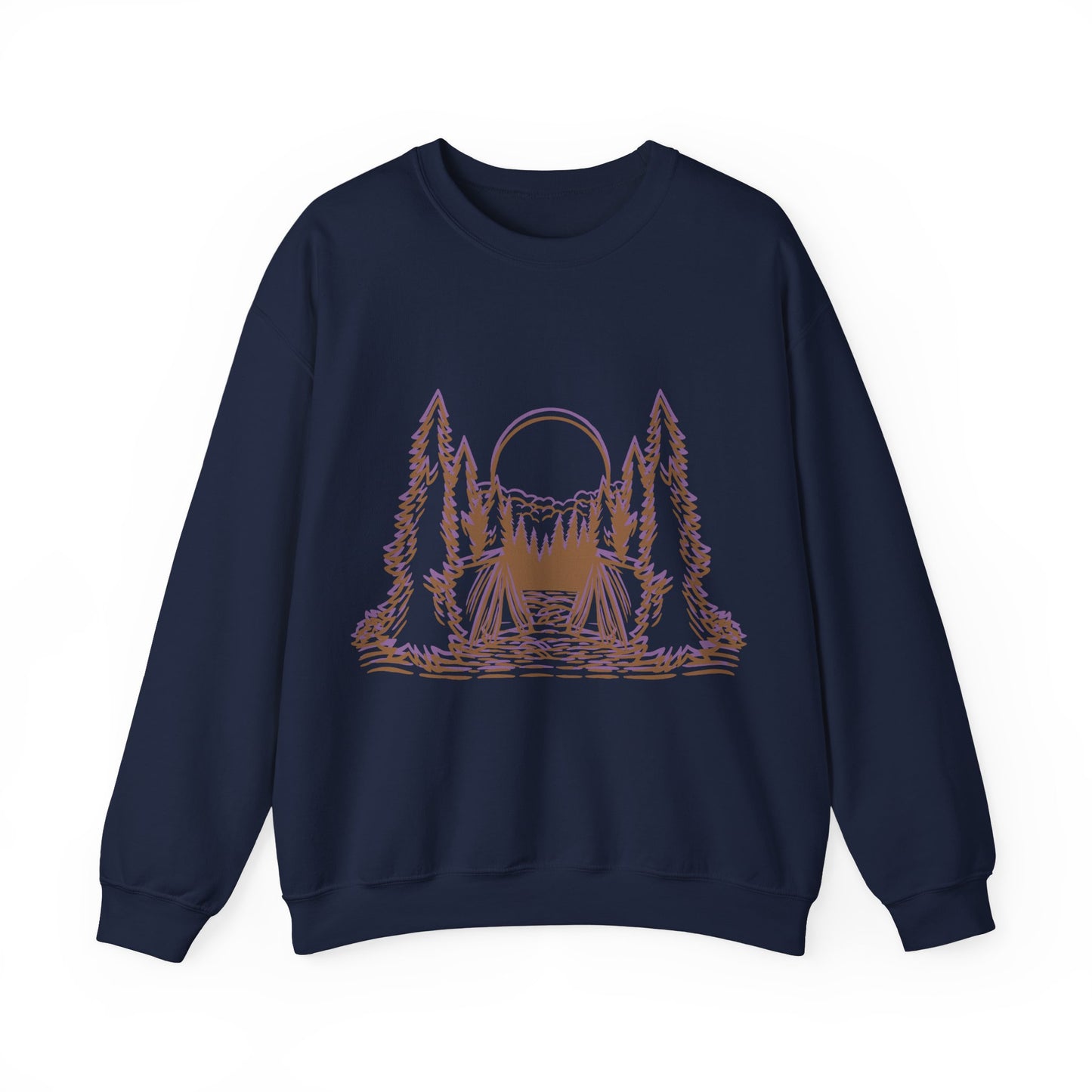 Nature-Inspired Crewneck Sweatshirt | Cozy Nature Enthusiasts | True North