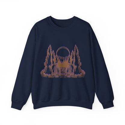 Nature-Inspired Crewneck Sweatshirt | Cozy Nature Enthusiasts | True North
