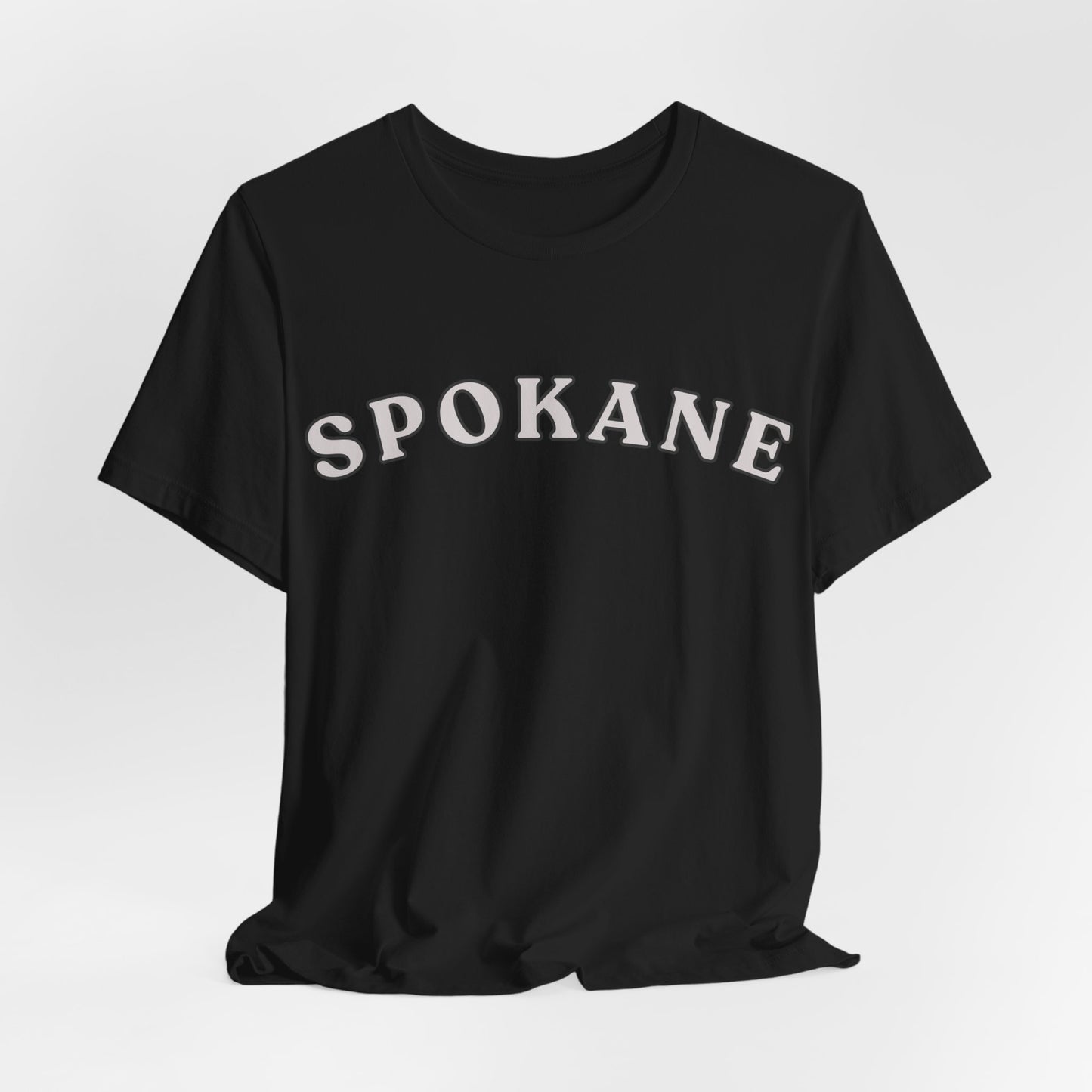 Spokane Retro Arch T-Shirt — Vintage College Style Tee