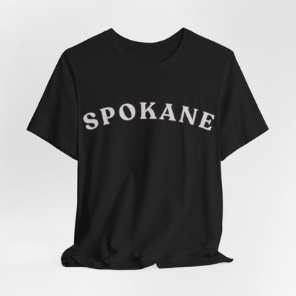 Spokane Retro Arch T-Shirt — Vintage College Style Tee
