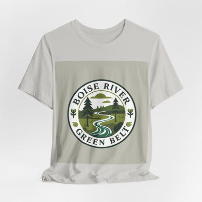 Boise River Green Belt Tee — Scenic River Nature T-Shirt