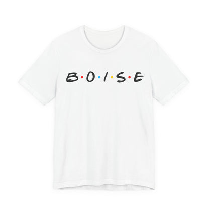 Boise Retro Friends-Style Tee — City Name Graphic T-Shirt