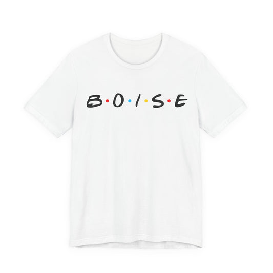 Boise Retro Friends-Style Tee — City Name Graphic T-Shirt