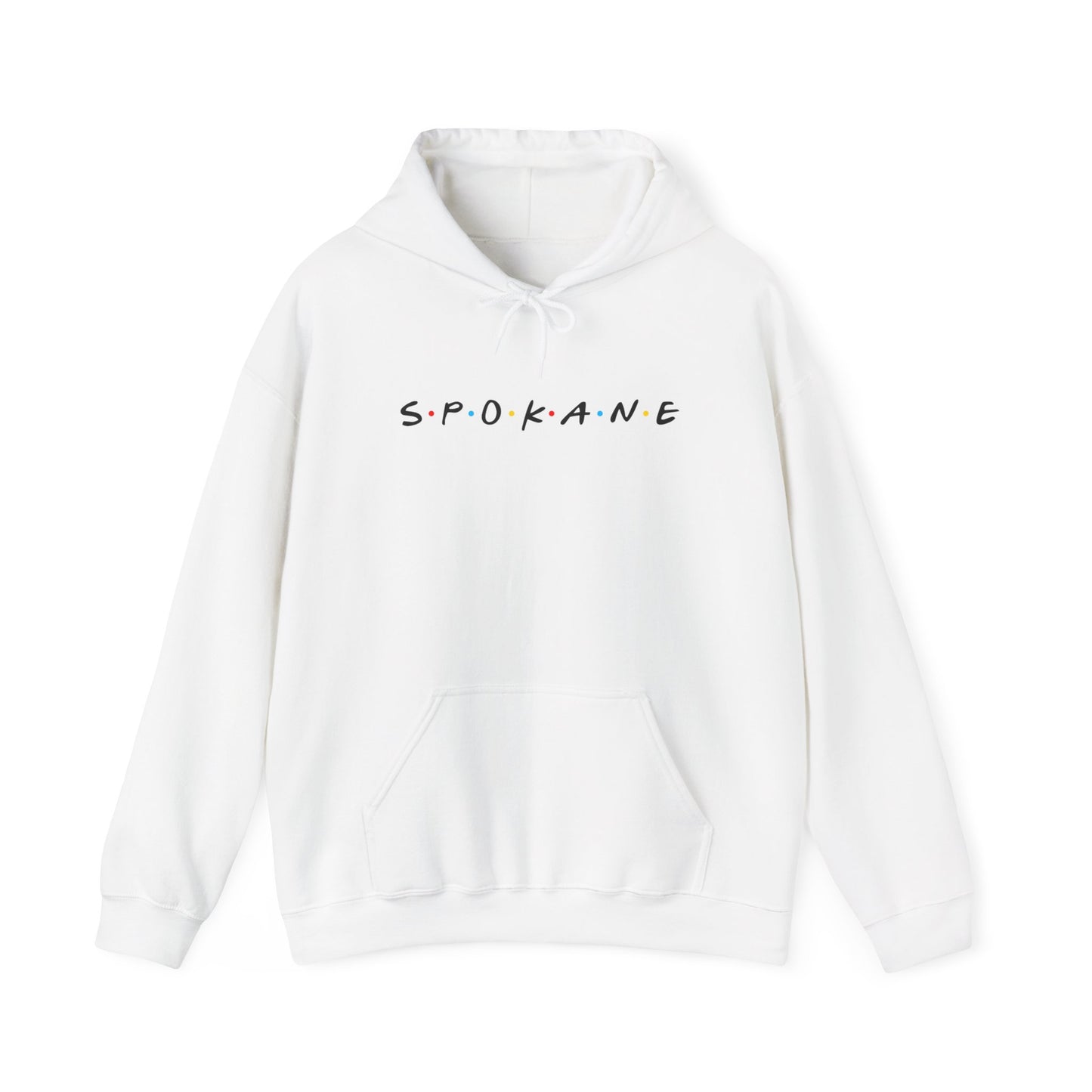 Spokane Script Hoodie - Minimal City Name Pullover